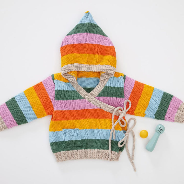 Lana Grossa Elastico Kapuzenjacke - Lana Grossa Infanti Nr. 20 Modell 46 Lieblingsgarn