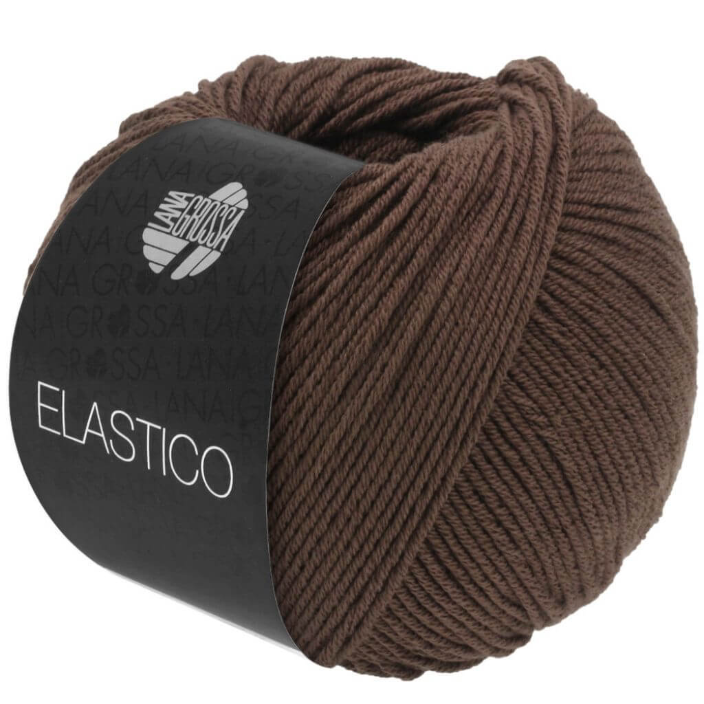 Lana Grossa 182 - Schokobraun Lana Grossa Elastico 50g Lieblingsgarn
