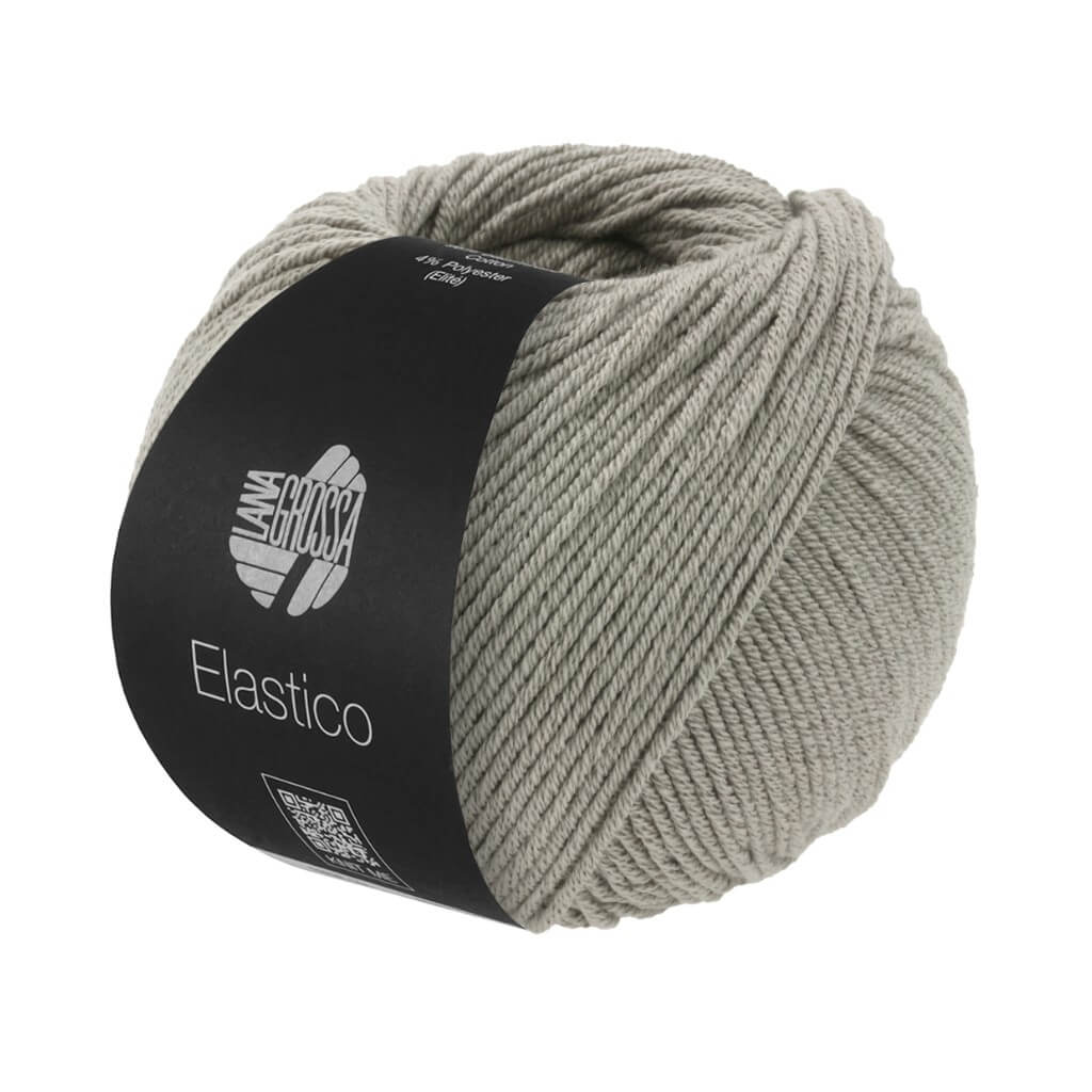 Lana Grossa 195 - Silbergrau Lana Grossa Elastico 50g Lieblingsgarn