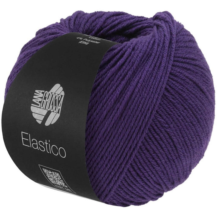 Lana Grossa 198 - Dunkelviolett Lana Grossa Elastico 50g Lieblingsgarn