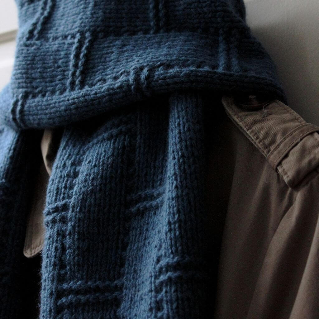 Eviknitwear Pattern Schal Juist Scraf Strickanletiung - Eviknitwear (PDF) Lieblingsgarn