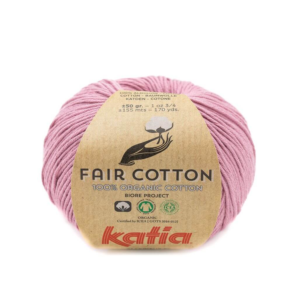 Katia 40 - Hellmalve Katia Fair Cotton Lieblingsgarn