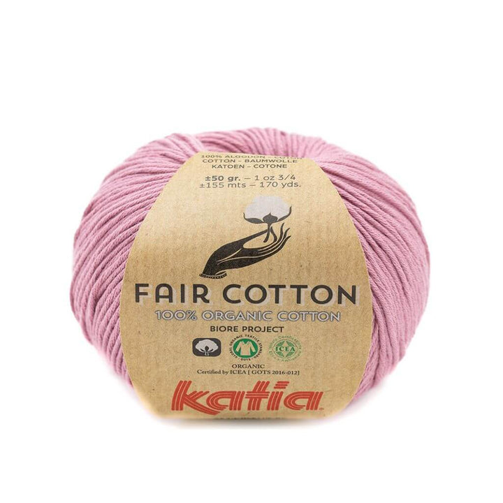 Katia 40 - Hellmalve Katia Fair Cotton Lieblingsgarn