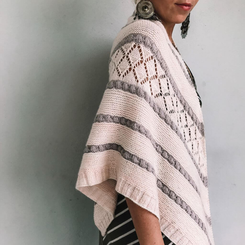 Katharina Lehmann Pattern Dreieckstuch Feeling Peachy Strickanleitung - Rina Lehmann (PDF) Lieblingsgarn