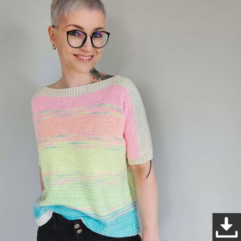 Feinmotorik Pattern Shirt Delmar Strickanleitung - Feinmotorik (PDF) Lieblingsgarn