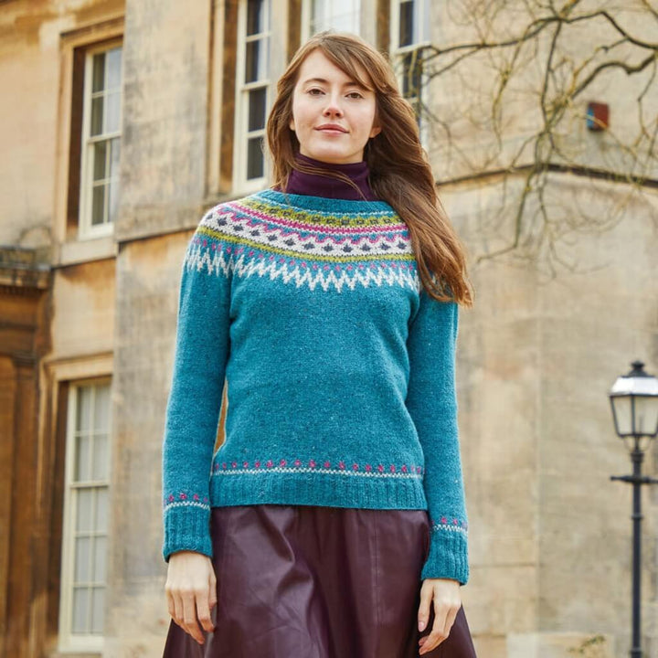 Rowan Pattern Norwegerpullover Damen Strickanleitung - Lana Grossa (Heft) Lieblingsgarn