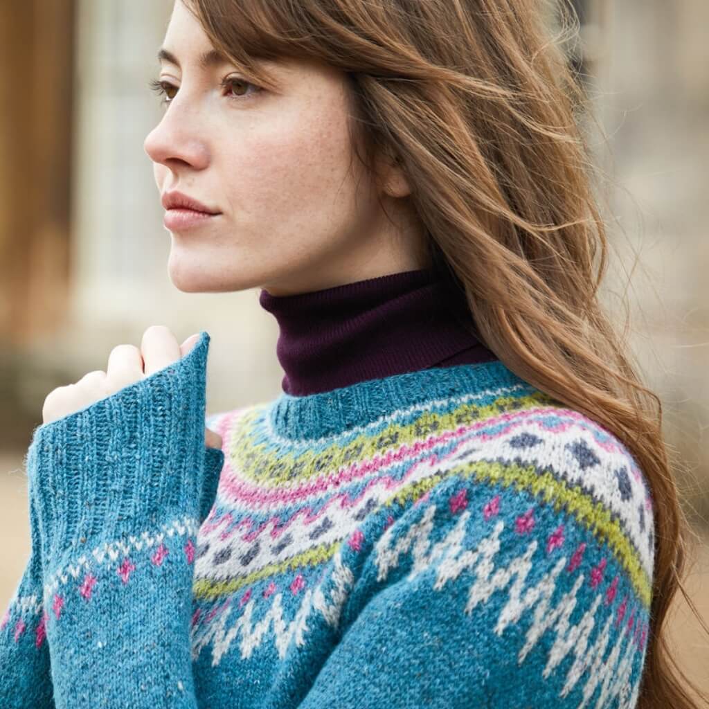 Rowan Pattern Norwegerpullover Damen Strickanleitung - Lana Grossa (Heft) Lieblingsgarn