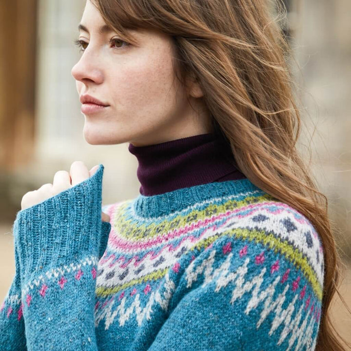 Rowan Pattern Norwegerpullover Damen Strickanleitung - Lana Grossa (Heft) Lieblingsgarn