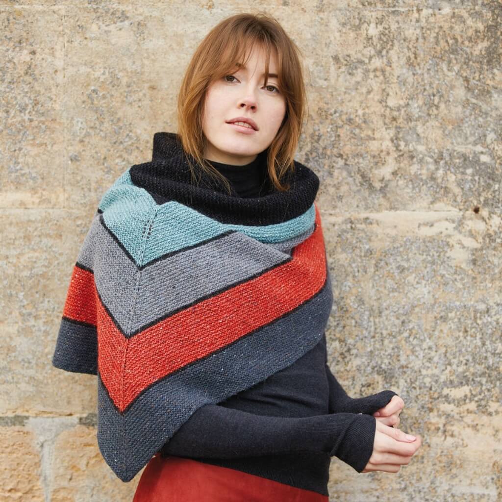 Rowan Felted Tweed Summit Tuch - Rowan Magazin 74 Lieblingsgarn