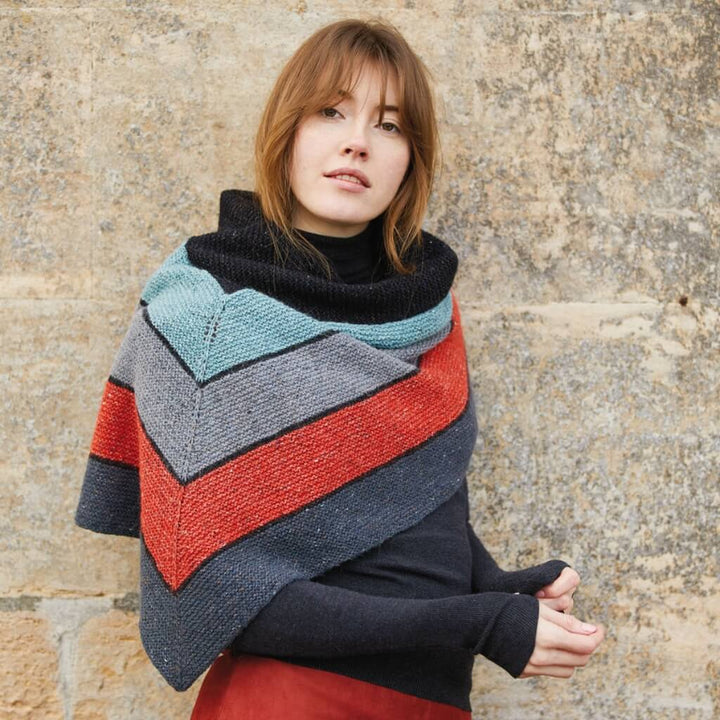 Rowan Felted Tweed Summit Tuch - Rowan Magazin 74 Lieblingsgarn