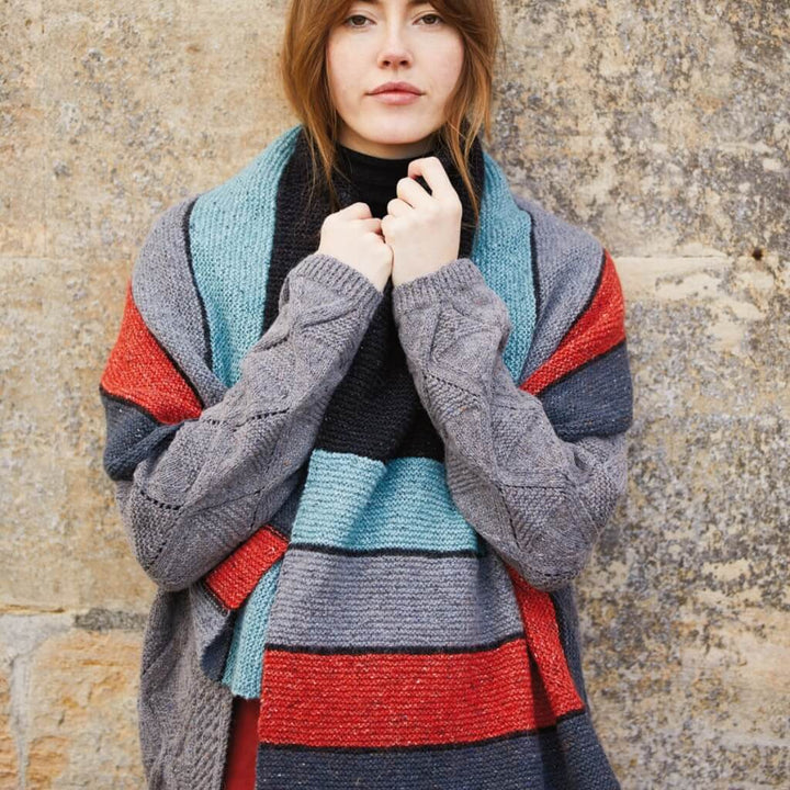 Rowan Felted Tweed Summit Tuch - Rowan Magazin 74 Lieblingsgarn