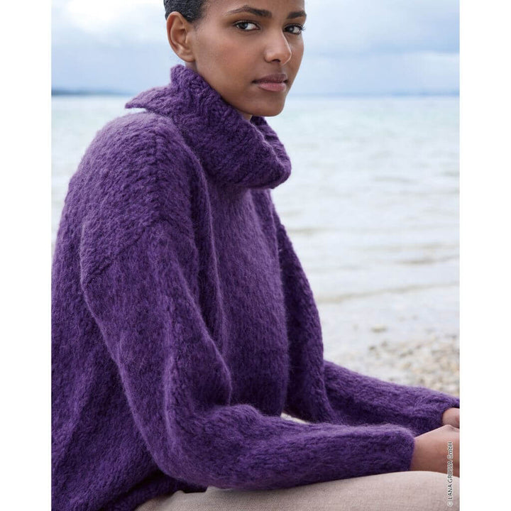 Rollkragenpullover kuschelig Strickanleitung - Lana Grossa (Heft)