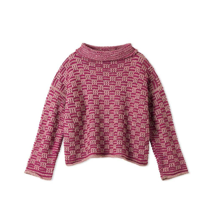 Lana Grossa Pattern Pullover im Hebemaschenmuster Strickanleitung - Lana Grossa (Heft) Lieblingsgarn