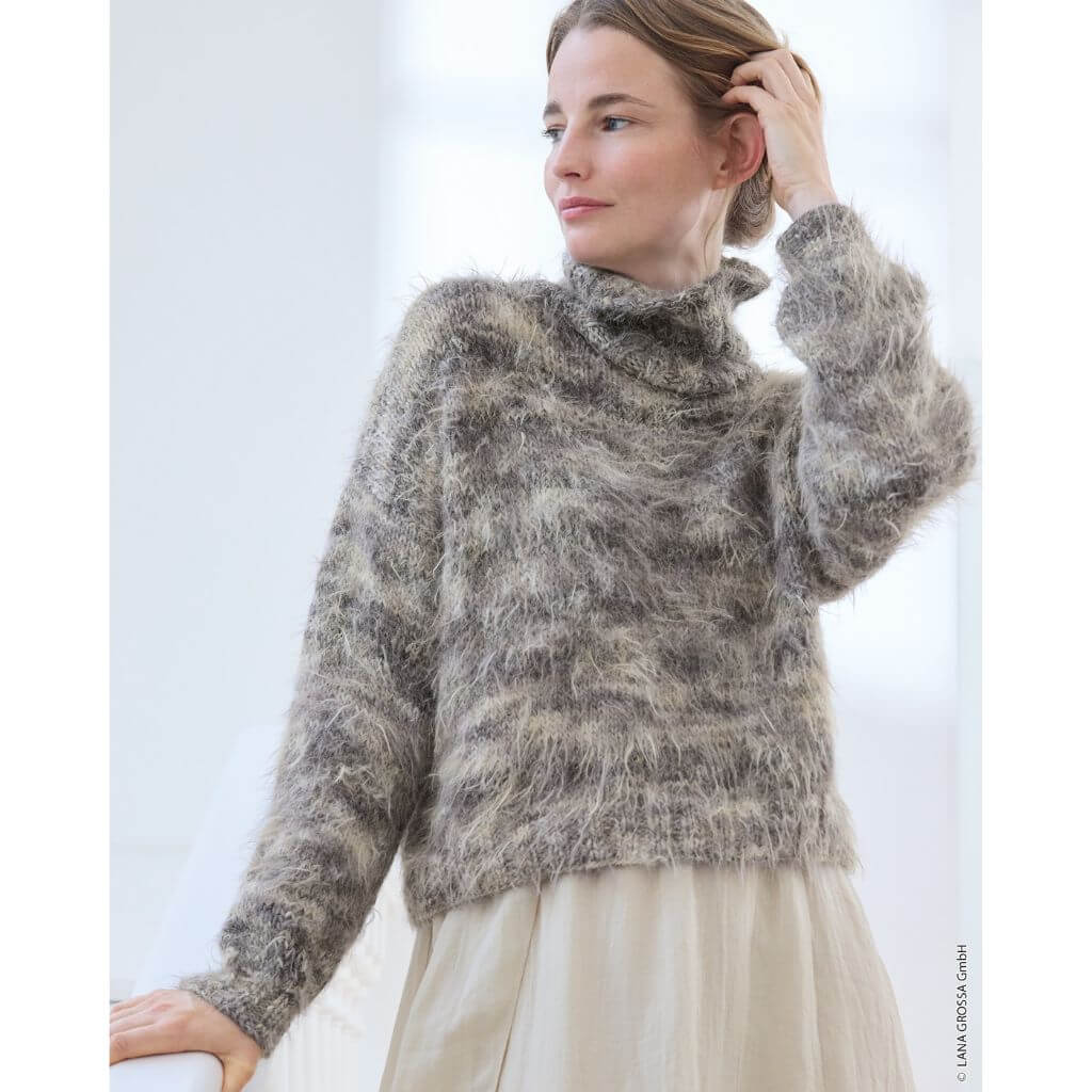Lana Grossa Pattern Rollkragenpullover Strickanleitung - Lana Grossa (Heft) Lieblingsgarn