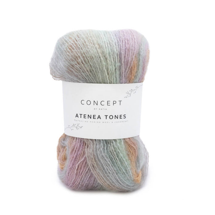 Katia 203-Rostrot-Malve-Penicillin Katia Atenea Tones Lieblingsgarn