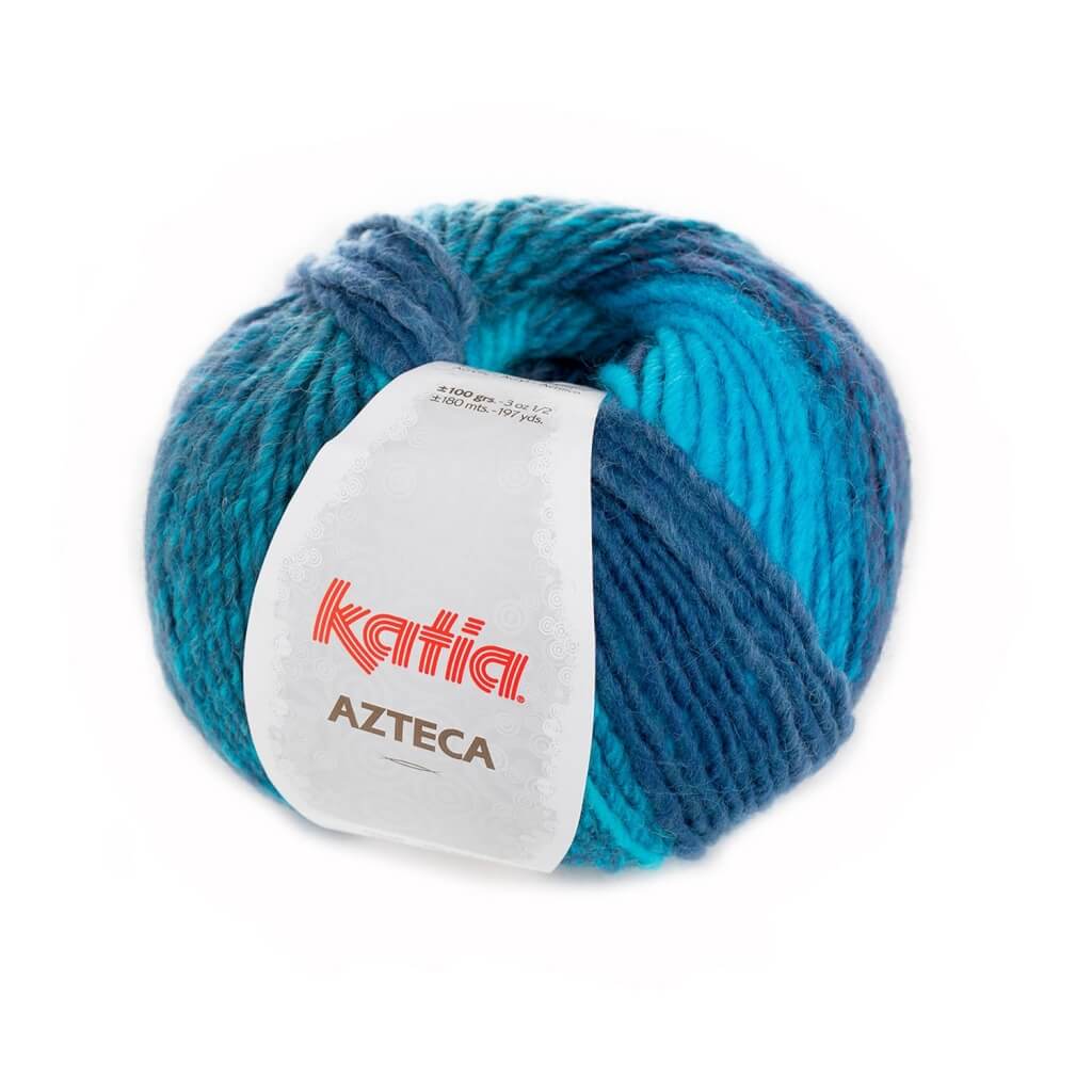 Katia 7851-Blau Katia Azteca Lieblingsgarn
