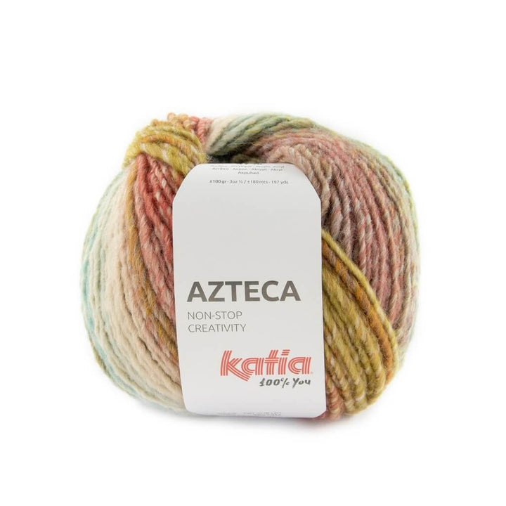 Katia 7880-Braun-Blaugrün Katia Azteca Lieblingsgarn
