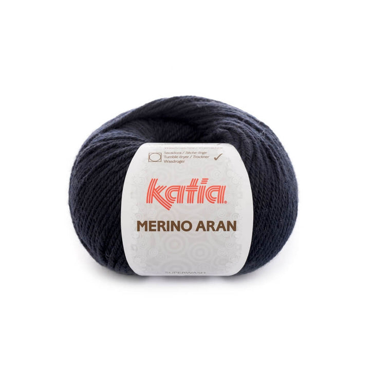 Katia 5-Dunkelblau Katia Merino Aran Lieblingsgarn