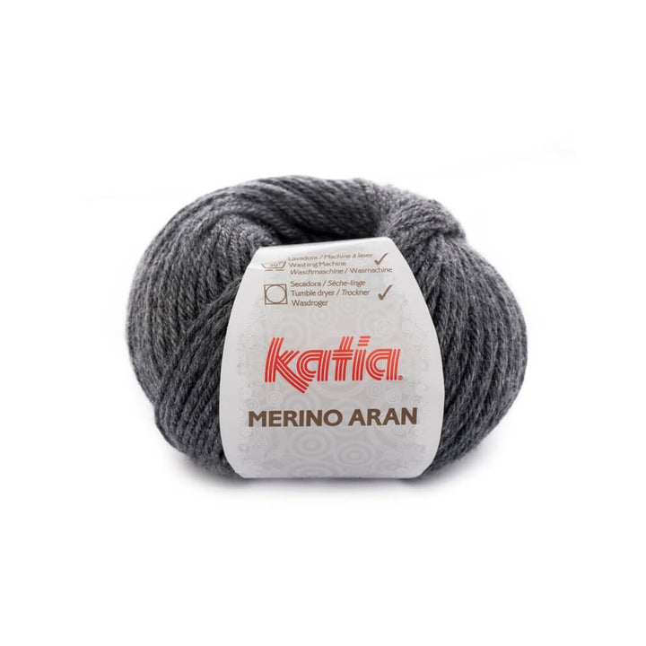 Katia 14-Dunkelgrau Katia Merino Aran Lieblingsgarn