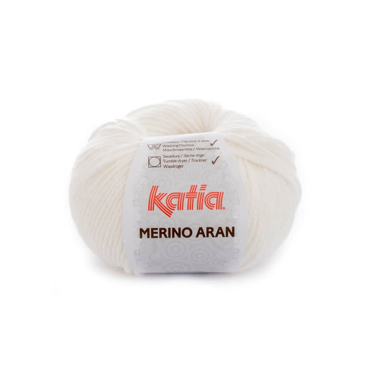 Katia 3-Naturweiß Katia Merino Aran Lieblingsgarn