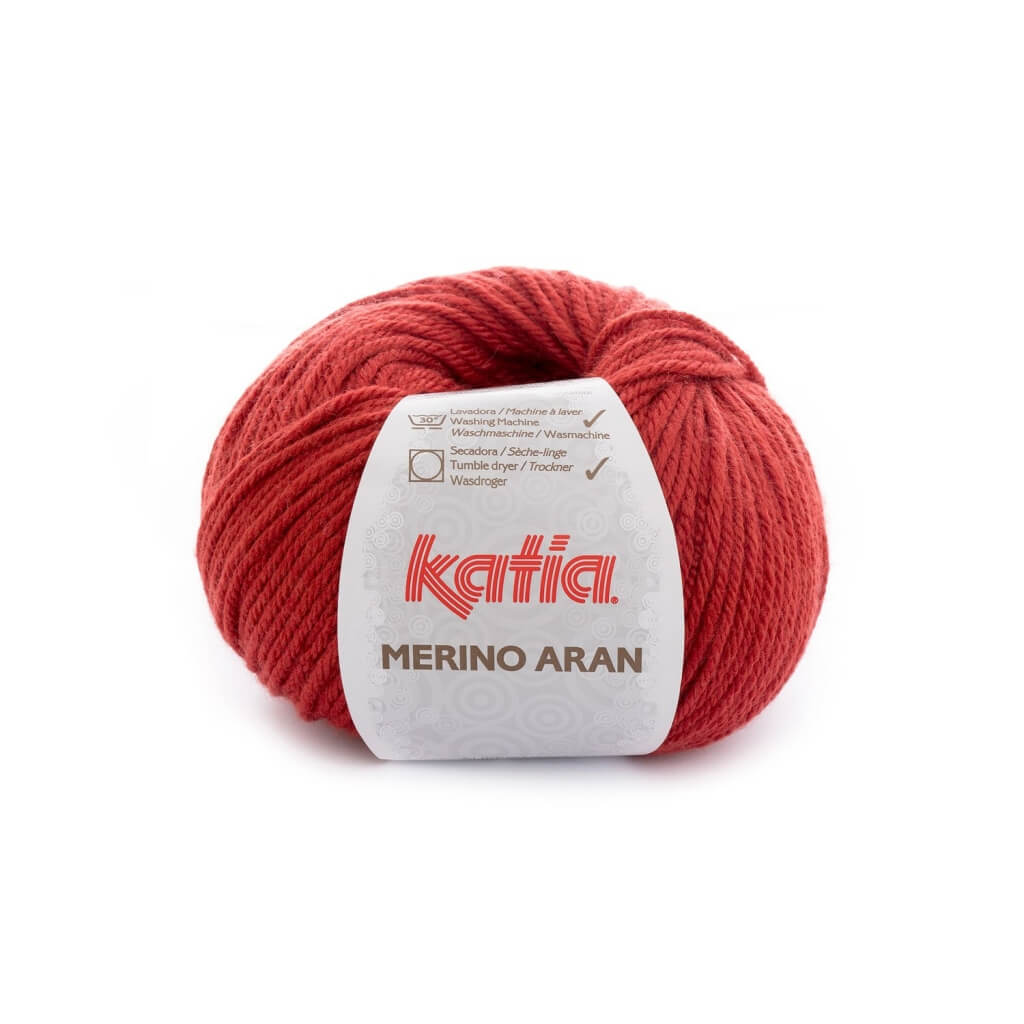 Katia 21-Rubinrot Katia Merino Aran Lieblingsgarn