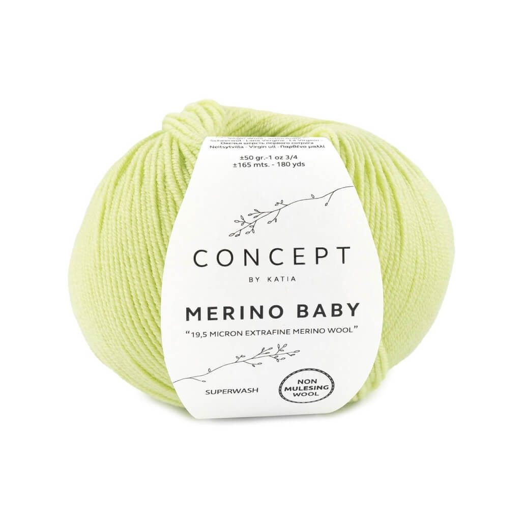 Katia 14-Pistaziengrün Katia Merino Baby Lieblingsgarn