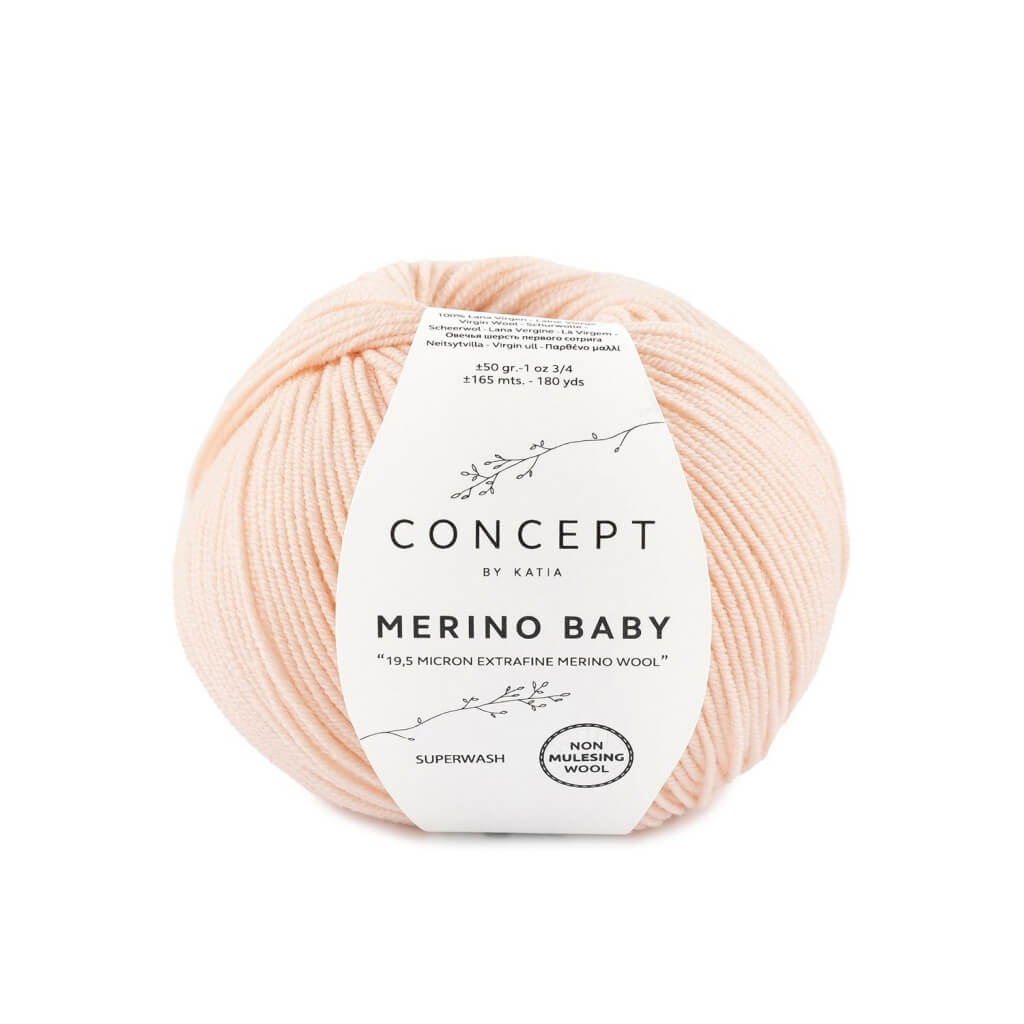 Katia 81-Sehr hellrosé Katia Merino Baby Lieblingsgarn