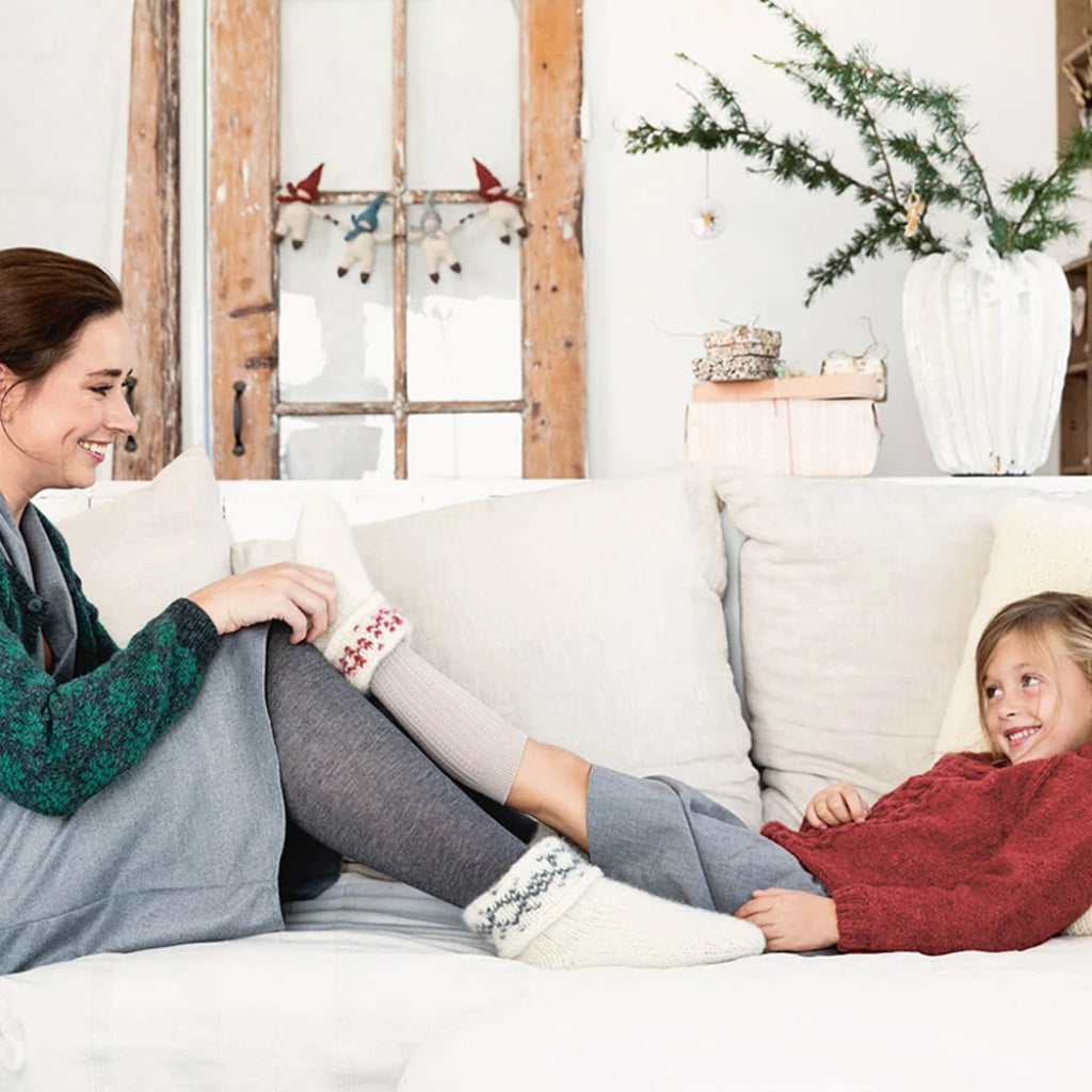 Sandnes Garn Gefilzte Schnee-Kristall-Socken - Sandnes Garn (PDF) Lieblingsgarn