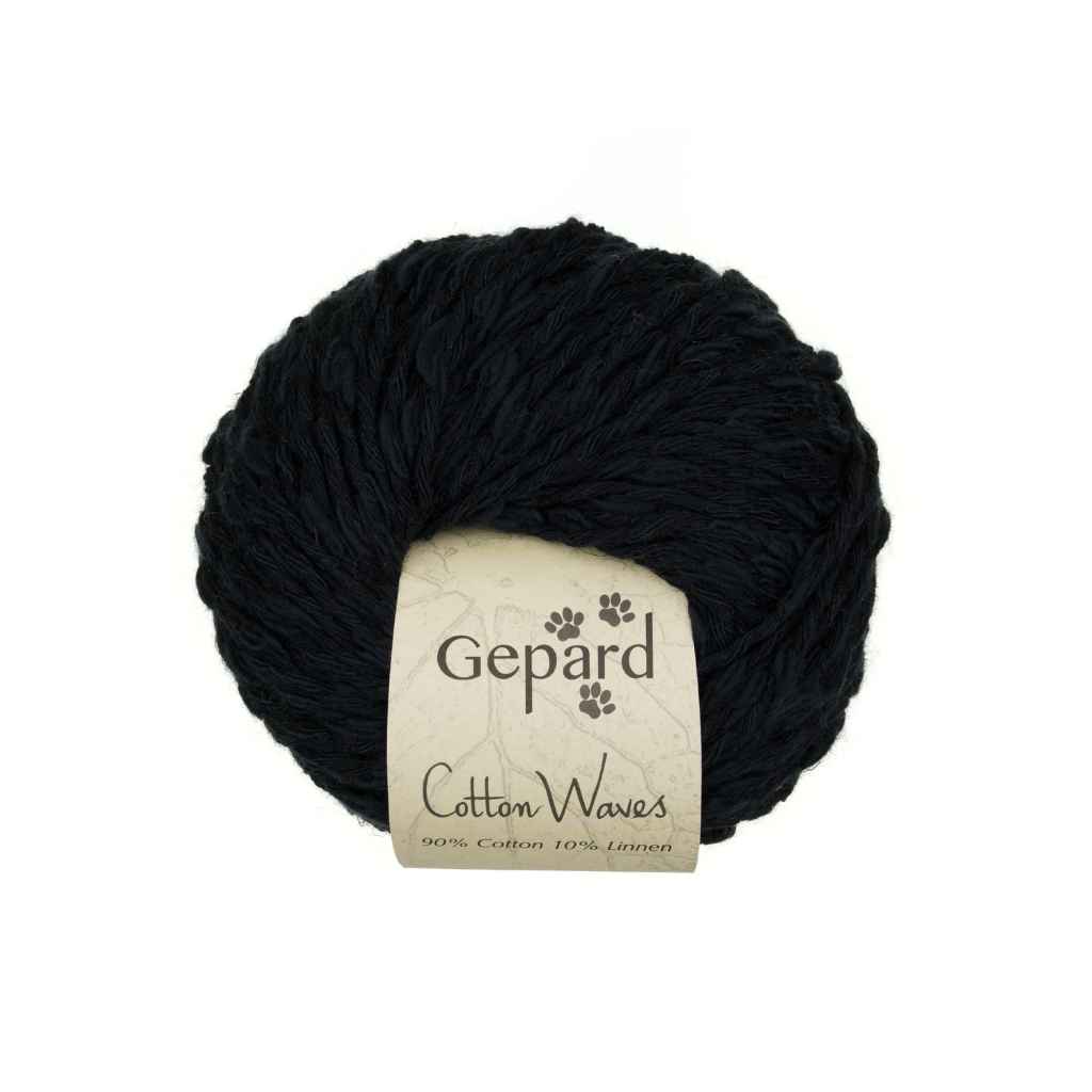 Gepard 599 - Noir Gepard CottonWaves Lieblingsgarn