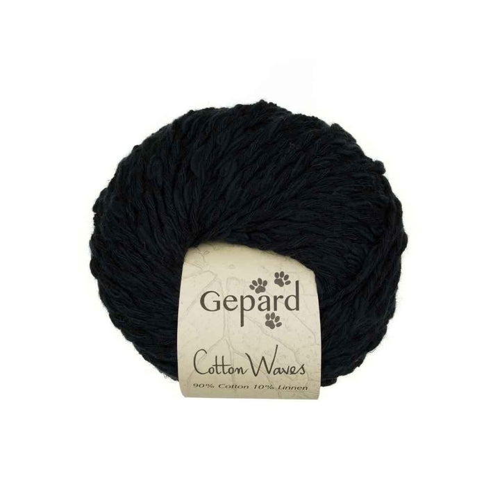 Gepard 599 - Noir Gepard CottonWaves Lieblingsgarn
