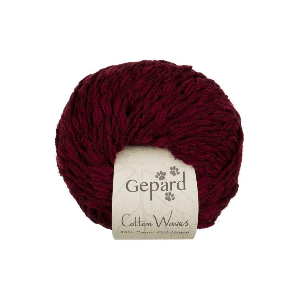 Gepard 472 - Deep Cherry Gepard CottonWaves Lieblingsgarn