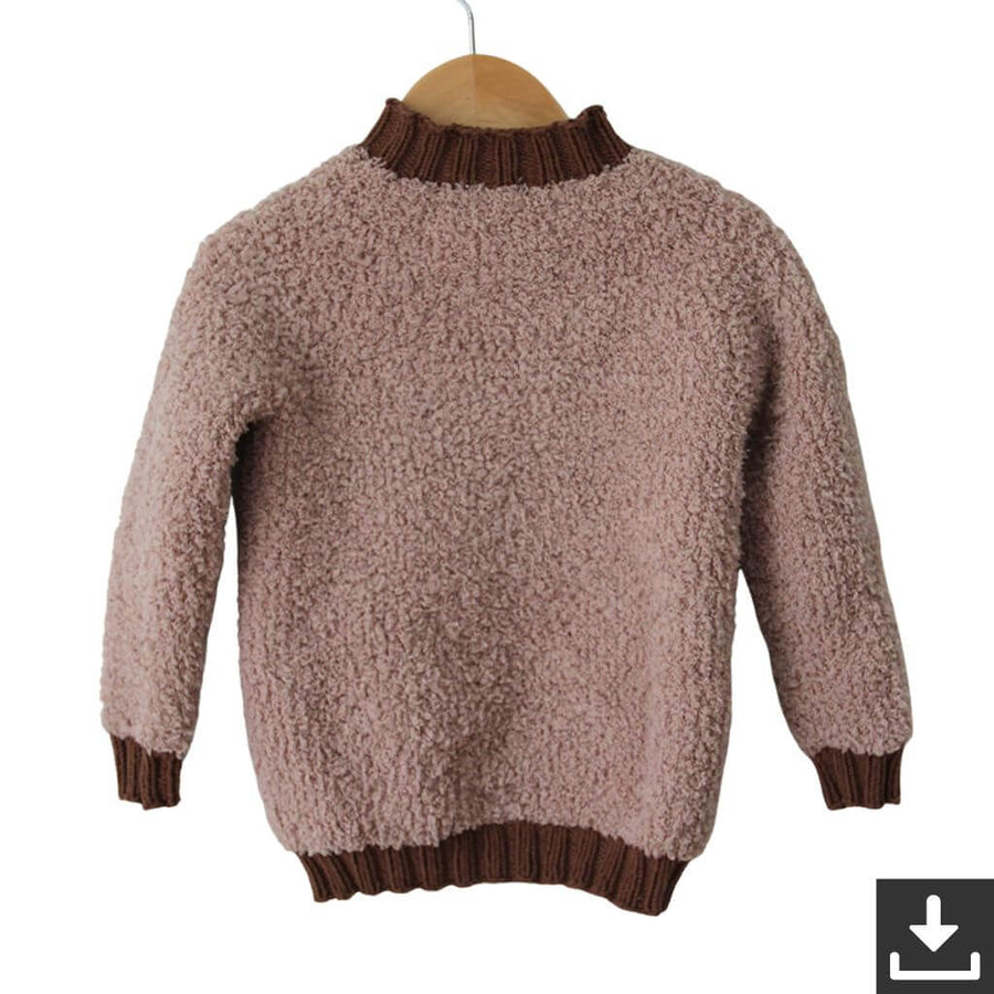 Go Handmade Pattern Sweater Kim Kids Strickanleitung - Go Handmade (PDF) Lieblingsgarn