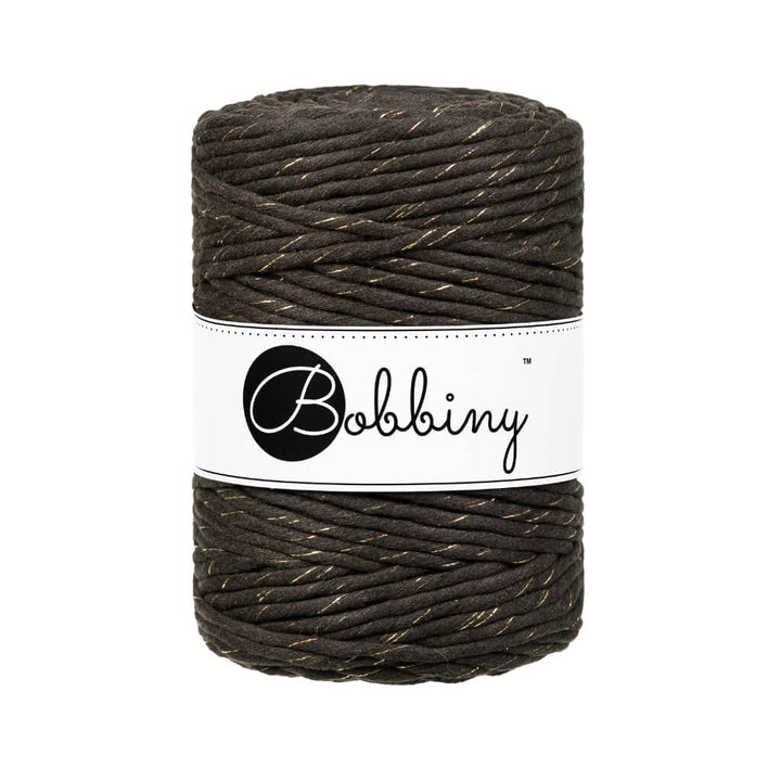 Bobbiny Golden Espresso Bobbiny Makramee Garn 5 mm x 100 m Lieblingsgarn
