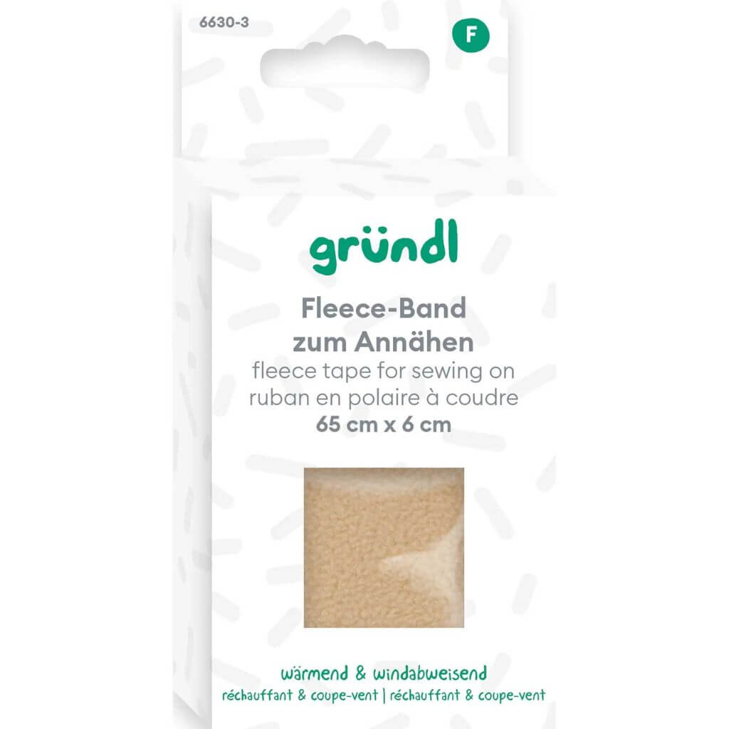Gründl sand Gründl Fleece Band zum Annähen Lieblingsgarn