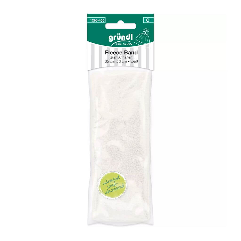 Gründl Natur Gründl Fleece Band 65 cm x 6 cm Lieblingsgarn