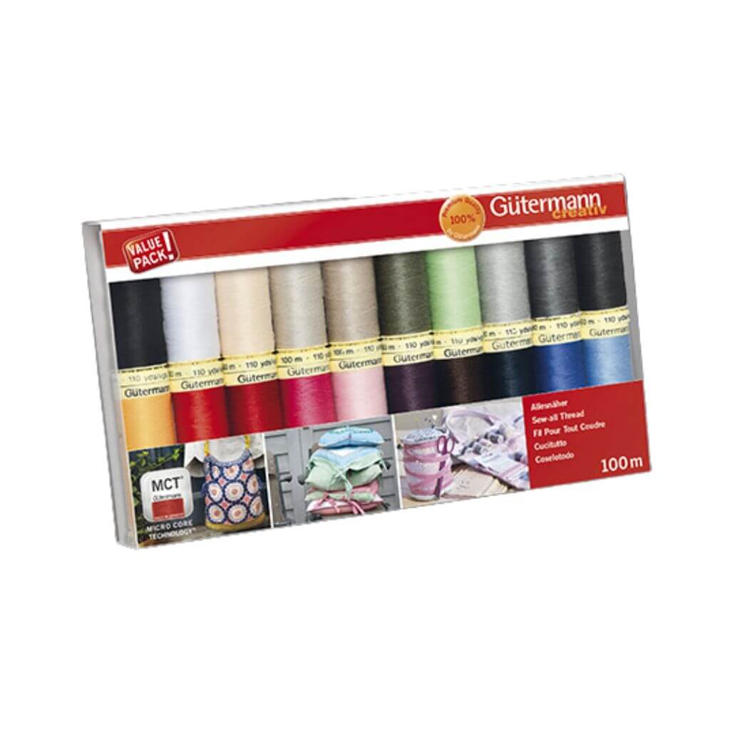 Gütermann Nähfaden-Set Allesnäher - 20 Farben Lieblingsgarn