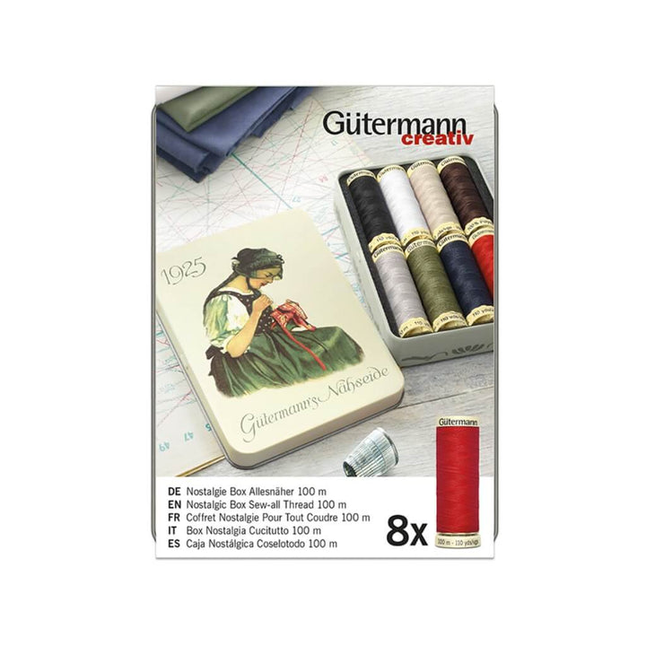 Gütermann Gütermann Nostalgie-Box Allesnäher basic Lieblingsgarn
