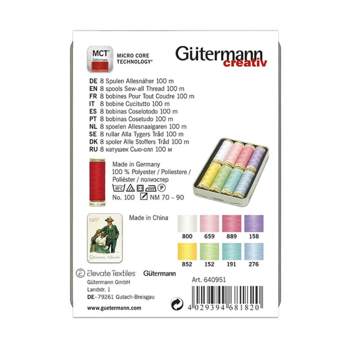 Gütermann Gütermann Nostalgie-Box Allesnäher pastell Lieblingsgarn