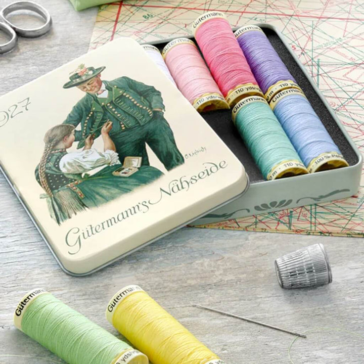 Gütermann Gütermann Nostalgie-Box Allesnäher pastell Lieblingsgarn