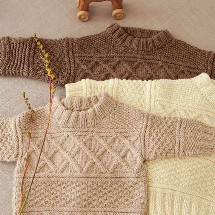 Sandnes Garn Pattern Kinder Pullover Guernsey Sweater Baby Strickanleitung - Sandnes Garn (Heft) Lieblingsgarn
