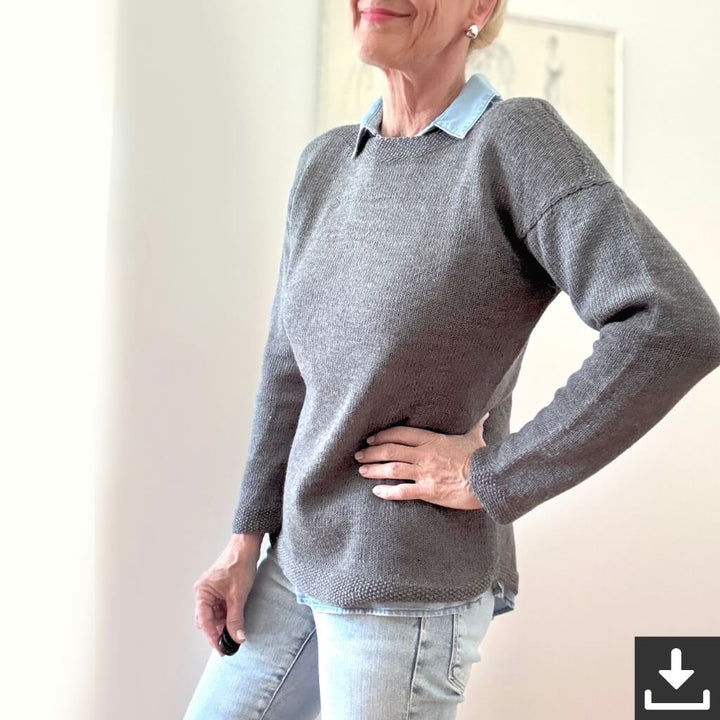 Hinterm Stein Allday Classcis Pullover Strickanleitung - Hinterm Stein (PDF) Lieblingsgarn