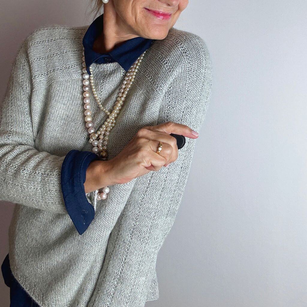Hinterm Stein Pattern Pullover Artwork Strickanleitung - Hinterm Stein (PDF) Lieblingsgarn