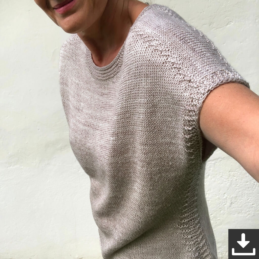 Hinterm Stein Beyond the Dunes Shirt Strickanleitung - Hinterm Stein (PDF) Lieblingsgarn