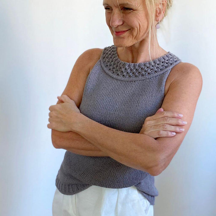 Hinterm Stein Pattern Big Chain Top Strickanleitung - Hinterm Stein (PDF) Lieblingsgarn