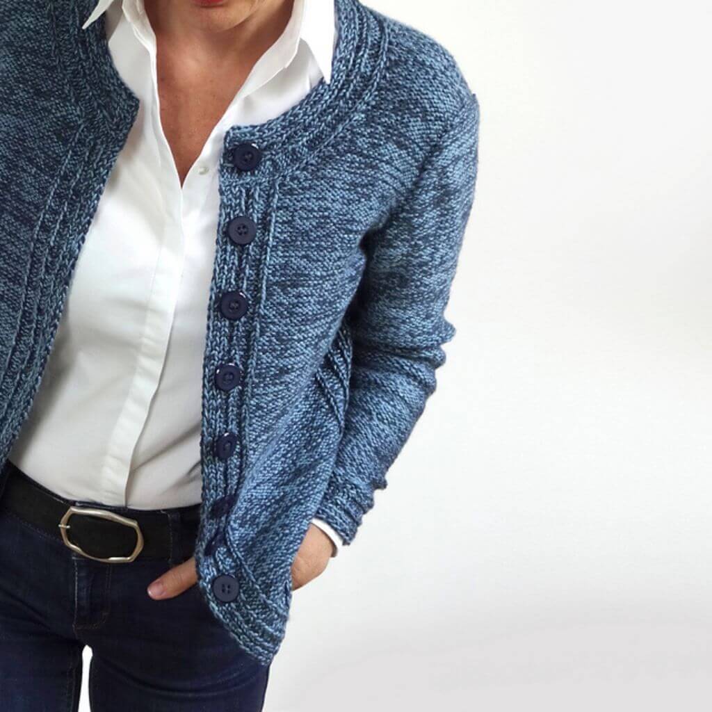 Hinterm Stein Pattern Strickjacke Chanel Blues Strickanleitung - Hinterm Stein (PDF) Lieblingsgarn
