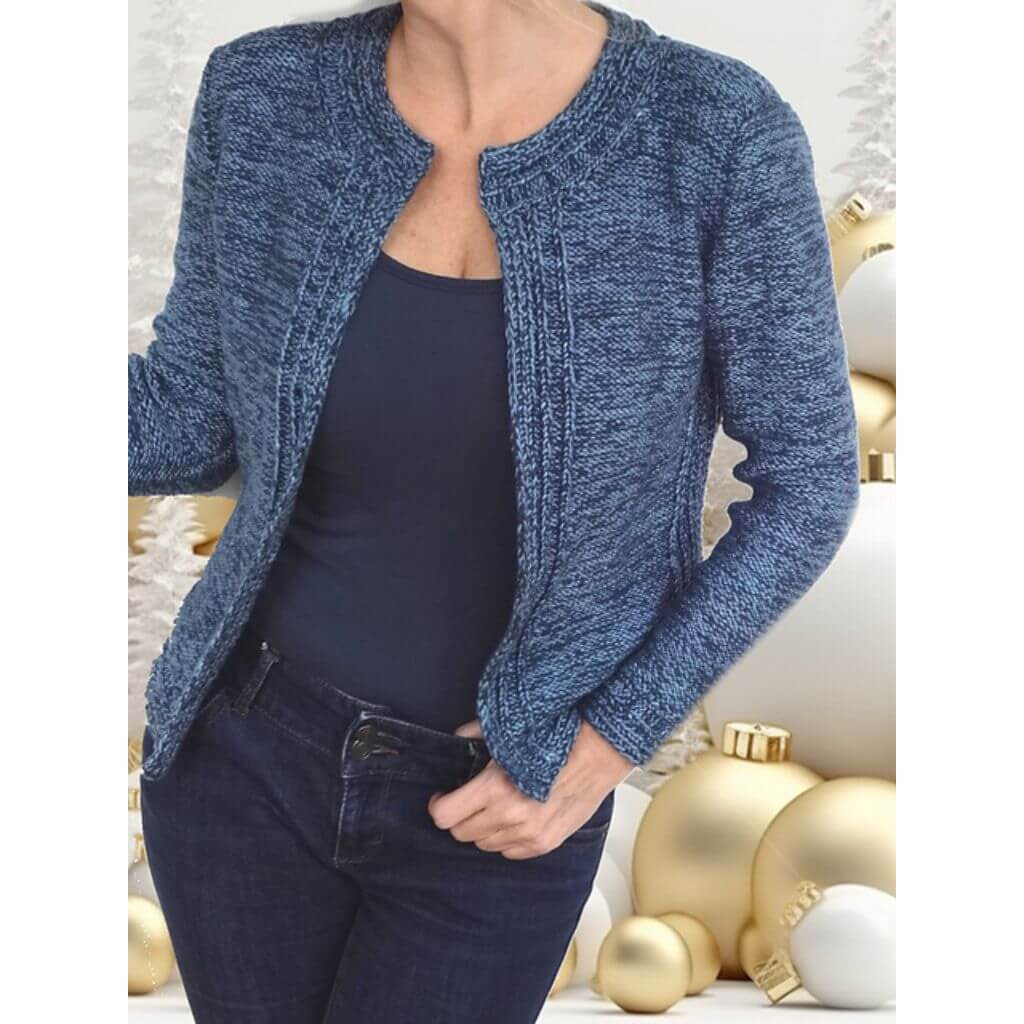 Hinterm Stein Pattern Strickjacke Chanel Blues Strickanleitung - Hinterm Stein (PDF) Lieblingsgarn