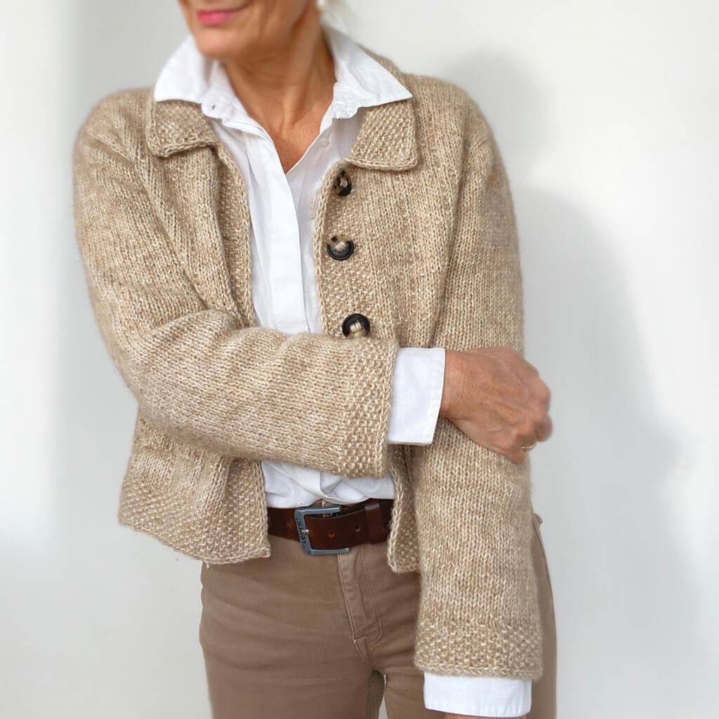 Hinterm Stein Cozy Cubes Jacke Strickanleitung - Hinterm Stein (PDF) Lieblingsgarn