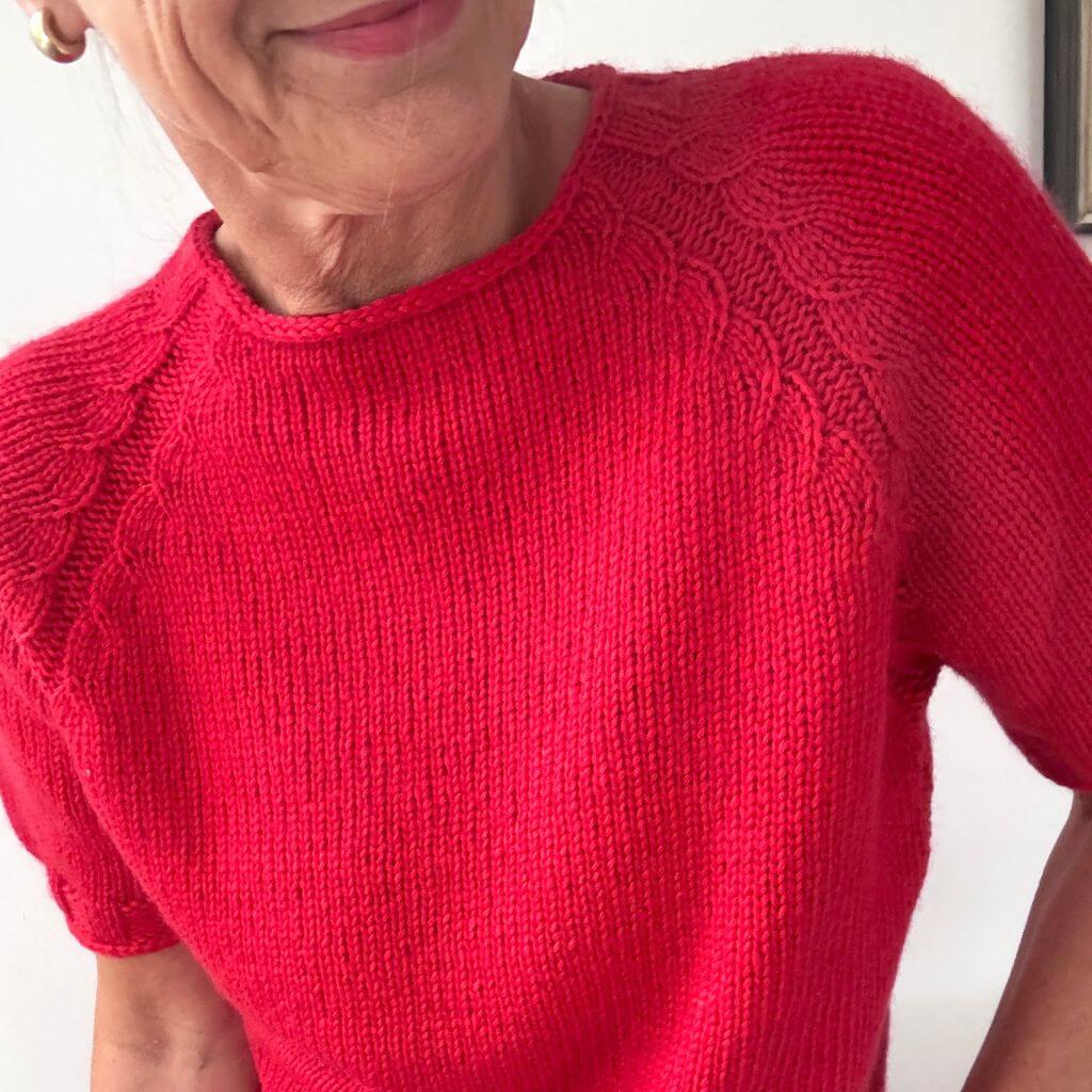 Shirt Heatwave Strickanleitung - Hinterm Stein (PDF)