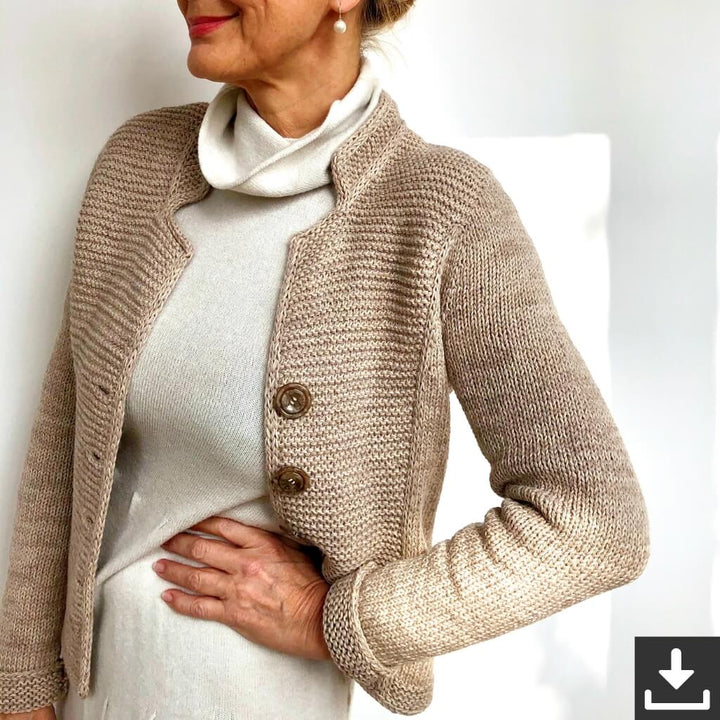 Hinterm Stein Ripple Jacket Strickanleitung - Hinterm Stein (PDF) Lieblingsgarn