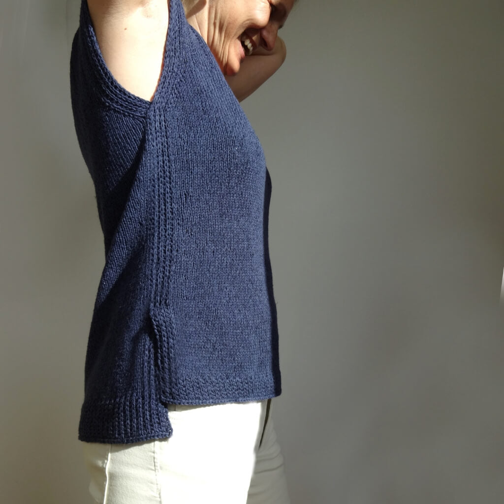 Hinterm Stein Summer Line Top Strickanleitung - Hinterm Stein (PDF) Lieblingsgarn